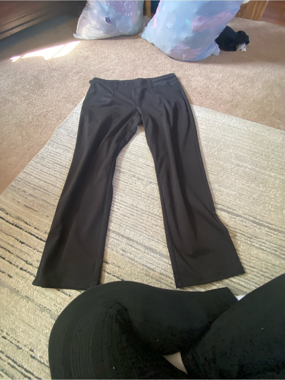 Cato Black Bootcut Stretch Pants